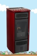 SOBA DE AER CALD SI FUNCTIONARE CU PELLET MODEL FANTASIA - SOBA DE AER CALD SI FUNCTIONARE CU PELLET MODEL FANTASIA